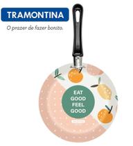 Frigideira Antiaderente Estampada 1,2 Litros 24cm Tramontina Eat Good Feel Good