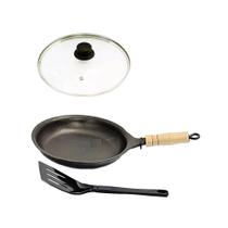 Frigideira Antiaderente Francesa De 18cm T/v Cabo E Espátula Frigideira Antiaderente Francesa De 18cm T/v Cabo E Espátula