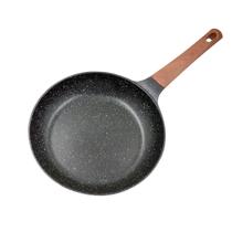 Frigideira Antiaderente Fundo de indução Preta 24cm Cerâmica Frigideira Antiaderente Fundo de indução Preta 24cm Cerâmica
