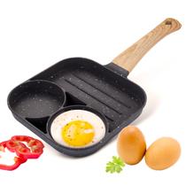 Frigideira Antiaderente Indução Chapa 3 Em 1 Ovo Hambúrguer