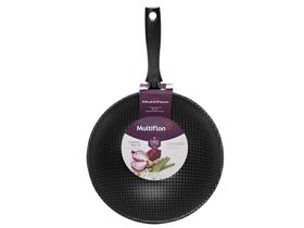 Frigideira Antiaderente Multiflon Alumínio Wok - Daily Preta 28cm