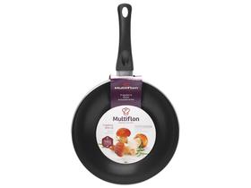 Frigideira Antiaderente Multiflon Alumínio Wok - Gourmet Vapore Preta 24cm