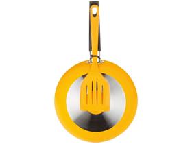 Frigideira Antiaderente Multiflon de Alumínio - Color Francesa Amarela 24cm Frigideira Antiaderente Multiflon de Alumínio - Color Francesa Amarela 24cm