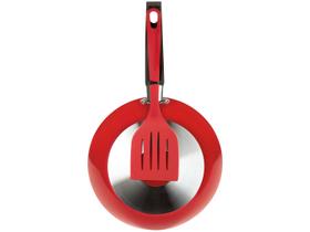 Frigideira Antiaderente Multiflon de Alumínio Francesa Vermelha 20cm Frigideira Antiaderente Multiflon de Alumínio Francesa Vermelha 20cm