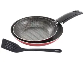 Frigideira Antiaderente Multiflon de Alumínio Gourmet Vermelho 16cm e 20cm