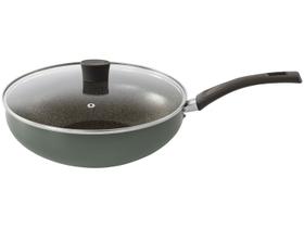Frigideira Antiaderente Multiflon Wok de Alumínio Ekó Verde 28cm Frigideira Antiaderente Multiflon Wok de Alumínio Ekó Verde 28cm