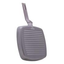 Frigideira Antiaderente Quadrada Cerâmica Grill Chapa Grelha 24cm Mimo Style