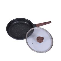 Frigideira Antiaderente Revestimento Cerâmica com Tampa 24cm Preto