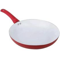 Frigideira Antiaderente Revestimento Cerâmico 22cm Vermelha
