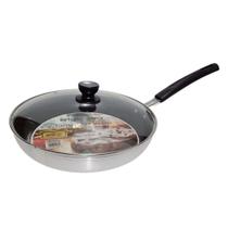 Frigideira Antiaderente Tampa de Vidro Nº 32 Cabo Baquelite