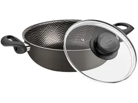 Frigideira Antiaderente Tramontina de Alumínio Funda Paris Chumbo 24cm