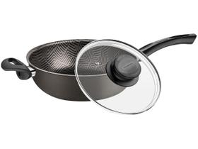 Frigideira Antiaderente Tramontina de Alumínio Paris Chumbo 24cm