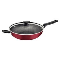 Frigideira antiaderente tramontina funda grande com tampa 28cm wok