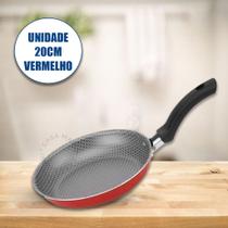 Frigideira Antiaderentes Enjoy Alegrete 16/18/20 Cinza Vermelho