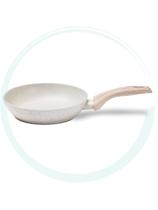 Frigideira Brinox Indução Antiaderente Ceramic Life Sirius Vanila 20 cm