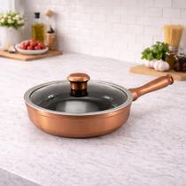 Frigideira Cerâmica 20cm Duo Ceraflame com Tampa de Vidro Frigideira Cerâmica 20cm Duo Ceraflame com Tampa de Vidro