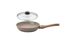 Frigideira Cerâmica 24 cm Grafito Com Tampa Mimo Style Frigideira Cerâmica 24 cm Grafito Com Tampa Mimo Style