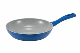 Frigideira Cerâmica Antiaderente 24 cm Indução com Tampa Vidro - Frigideira Cerâmica Antiaderente 24 cm Indução com Tampa Vidro -