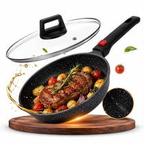 Frigideira Cerâmica Antiaderente Com Tampa Vidro Profissional 24cm Cabo Removivel Fogão Fogo Indução Frigideira Cerâmica Antiaderente Com Tampa Vidro Profissional 24cm Cabo Removivel Fogão Fogo Indução