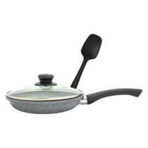 Frigideira Cerâmica Antiaderente Indução Ovo Frango C/ Tampa Frigideira Cerâmica Antiaderente Indução Ovo Frango C/ Tampa