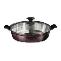 Frigideira Cereja Alumínio Fundido Usinado Javali AA 30cm Frigideira Cereja Alumínio Fundido Usinado Javali AA 30cm