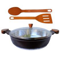 Frigideira Cereja Alumínio Fundido Usinado Talher 05 AM 30cm Frigideira Cereja Alumínio Fundido Usinado Talher 05 AM 30cm