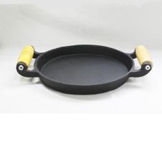 Frigideira Chapa De Ferro Fundido Petisco Duas Alças 20Cm