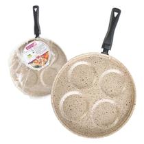 Frigideira Colore 4 em 1 Multiuso com Divisórias Antiaderente Bege Stone Frigideira Colore 4 em 1 Multiuso com Divisórias Antiaderente Bege Stone