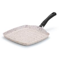 Frigideira Colore Grill Bistequeira 24cm Bege Stone Alegrete