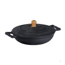 Frigideira com Alça de Ferro e Tampa 2,9L 26CM Ferro Fundido Libaneza Frigideira com Alça de Ferro e Tampa 2,9L 26CM Ferro Fundido Libaneza