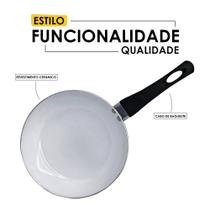 Frigideira com Cerâmica Antiaderente e Cabo de 20cm-PRETO