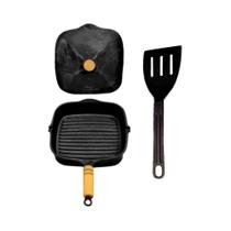 Frigideira Cook Grill FACOOKGST-TAMPA-ALUMV Alumínio Antiaderente 1,6L Tampa Vidro Temperado Frigideira Cook Grill FACOOKGST-TAMPA-ALUMV Alumínio Antiaderente 1,6L Tampa Vidro Temperado