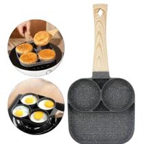 Frigideira De 3 Buracos Cozinha Para Ovos Anti Aderente