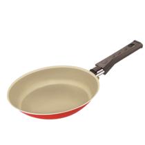 Frigideira de alumínio antiaderente dourada cozinha