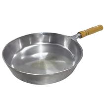 Frigideira De Alumínio Batido Polido E Craquelado Para Frituras N 24 Frigideira De Alumínio Batido Polido E Craquelado Para Frituras N 24