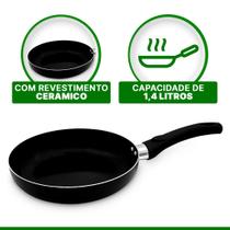 Frigideira De Aluminio Preto 22Cm