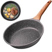 Frigideira De Cerâmica Antiaderente Com Cabo De Madeira Frigideira De Cerâmica Antiaderente Com Cabo De Madeira