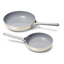 Frigideira de cerâmica antiaderente Fry Pan Duo Caraway 20 e 26cm Frigideira de cerâmica antiaderente Fry Pan Duo Caraway 20 e 26cm