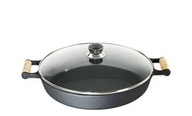 Frigideira de Ferro com tampa de vidro 36cm - Santanta