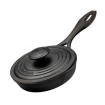 Frigideira De Ferro Fundido Cabo De Ferro De 16 Cm Com Tampa