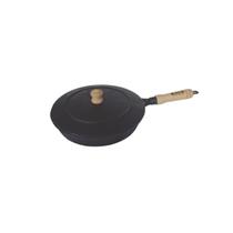 Frigideira De Ferro Fundido Com Tampa - Largura 23,5cm Frigideira De Ferro Fundido Com Tampa - Largura 23,5cm