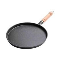 Frigideira De Ferro Fundido Sem Revestimento, 26cm, Antiaderente, Ovo, Panqueca, Crepe, Bife, Panela