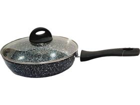 frigideira de mármore com tampa de vidro que não gruda 26 cm frigideira de mármore com tampa de vidro que não gruda 26 cm