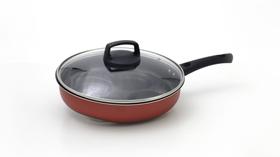 Frigideira de ovos 4 em 1 antiaderente - c/ tampa de vidro (13040)