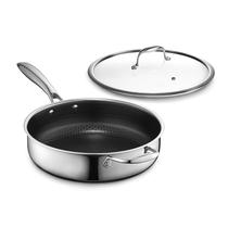 Frigideira Deep Sauté HexClad Hybrid Antiaderente 3,3L com Tampa