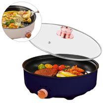 Frigideira Elétrica Assadeira Panela Antiaderente 220v Cozinha Panela Multiuso Premium