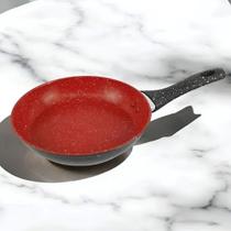 Frigideira em Alumínio Antiaderente Multifuncional 24cm - Vermelha