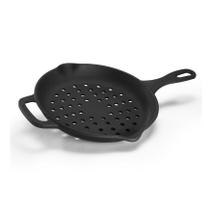 Frigideira Estilo Vazada Furada CaboFerro PanelaMineira 28cm