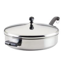 Frigideira Farberware Classic 4,5L com Tampa de Aço Inoxidável Frigideira Farberware Classic 4,5L com Tampa de Aço Inoxidável