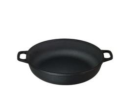 Frigideira Ferro 26cm Duas Alças de Ferro P/ Churrasqueira, Forno , Fogão Indução e etc